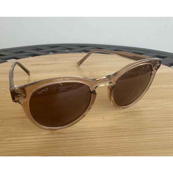 Wmp Eyewear Accessories - WMP Eyewear TATE Polarized Sunglasses 50-22-148 Unisex Brown Round Elegant